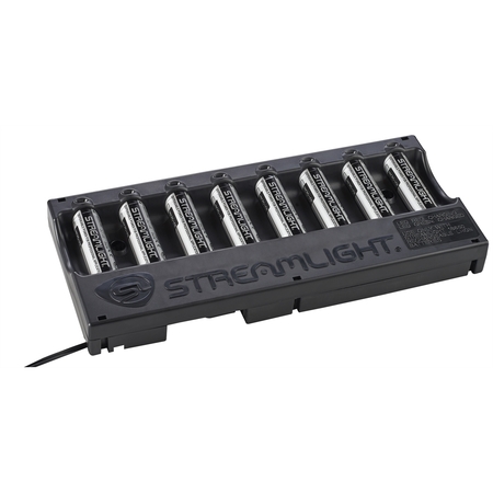 Streamlight 18650 Battery 8-Unit Bank Charger (W/Batteries) 20224